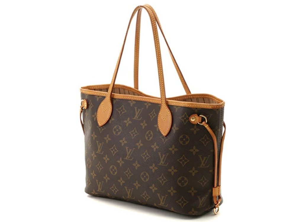 Louis Vuitton Monogram Bag Tote Neverfull Brown